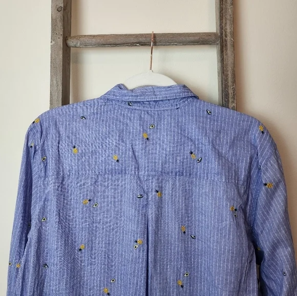 ⭐️40% Off⭐️ Old Navy Avocado & Pineapple Print Button Down Shirt - Picture 10 of 12